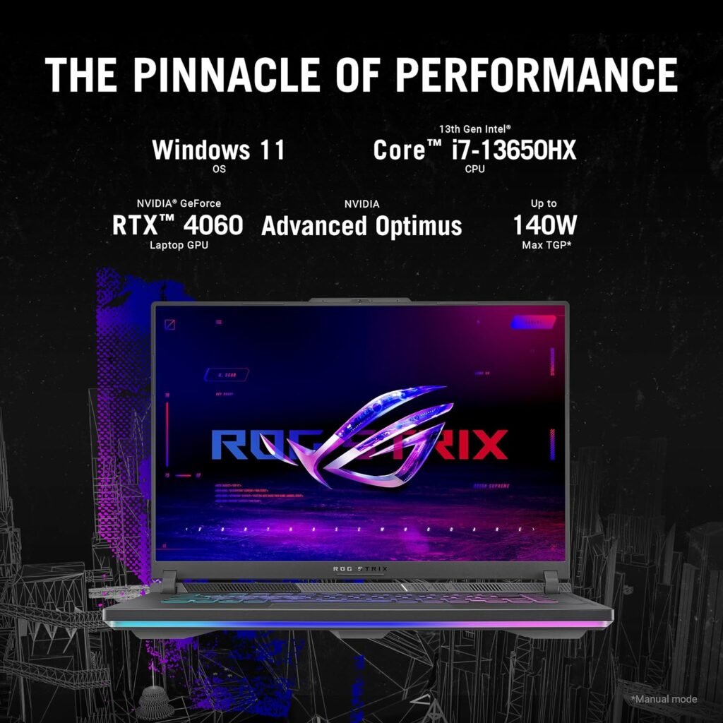 ASUS ROG Strix G16 2024 gaming laptop with 16-inch display and RTX 4060 GPU