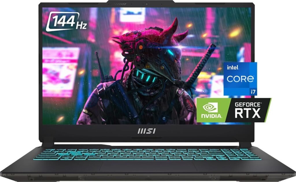 MSI Cyborg 15 gaming laptop with 15.6-inch display and RTX 4060 GPU